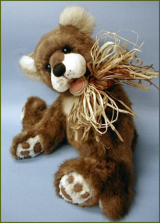 Tillberg Artist Large Custom Teddy Bear from Your Fur Coat