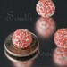 10mm pave crystal bead, Silver with Coral Crystals, by Beadelle (1)