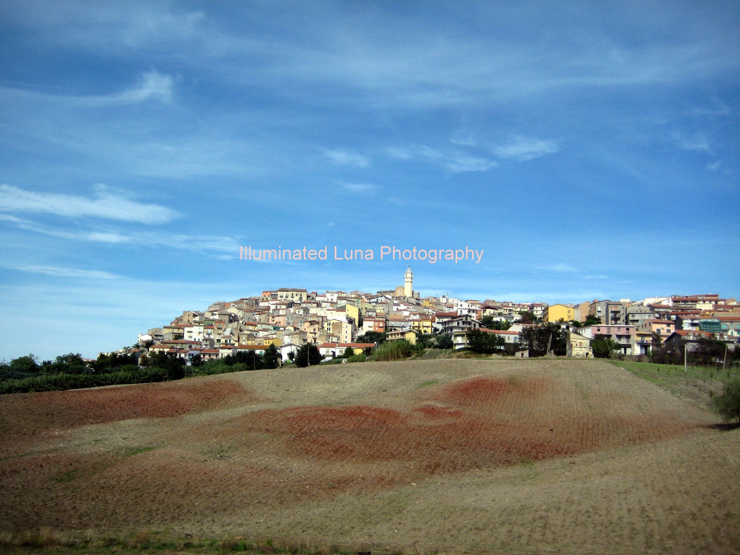 SALE Hill Town in Abruzzo, Italy - Signed 16 x 20 Fine Art Travel Photograph Poster, Italian Village, Europe by IlluminatedLuna on Etsy