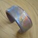 Lavender Dichroic Glass Bracelet