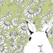White Rabbit Art - Where's Alice Green Wallpaper - Rabbit Art