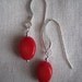red coral earrings