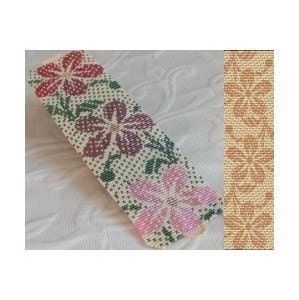 2 Loom or Even Drop Peyote Patterns - Hawaiian Cuff Bracelets - 2 Variations For The Price Of 1