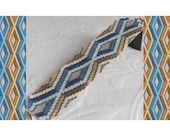 2 Loom or Odd Drop Peyote Patterns - Blue Diamonds Cuff Bracelets - 2 Variations For The Price Of 1