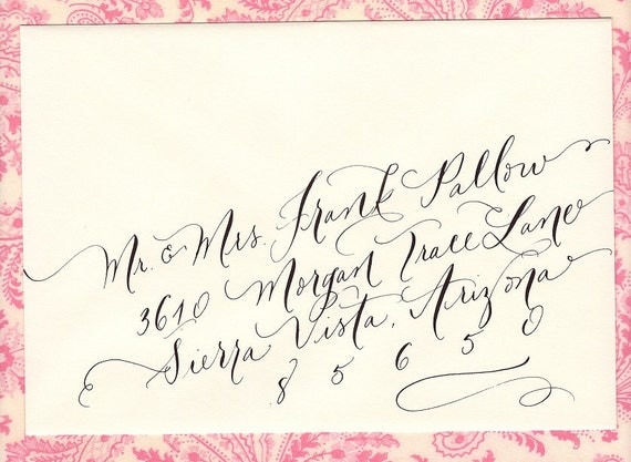 wedding calligraphy