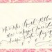 wedding calligraphy
