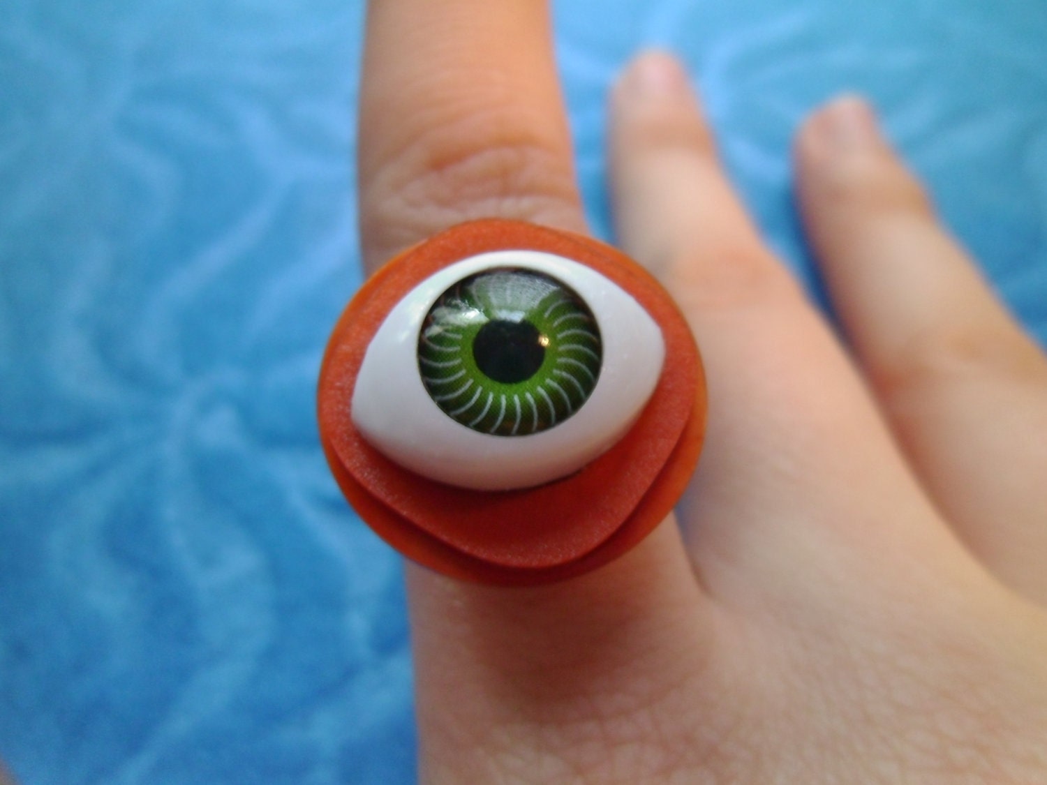 Gothic Monster Eyeball Ring