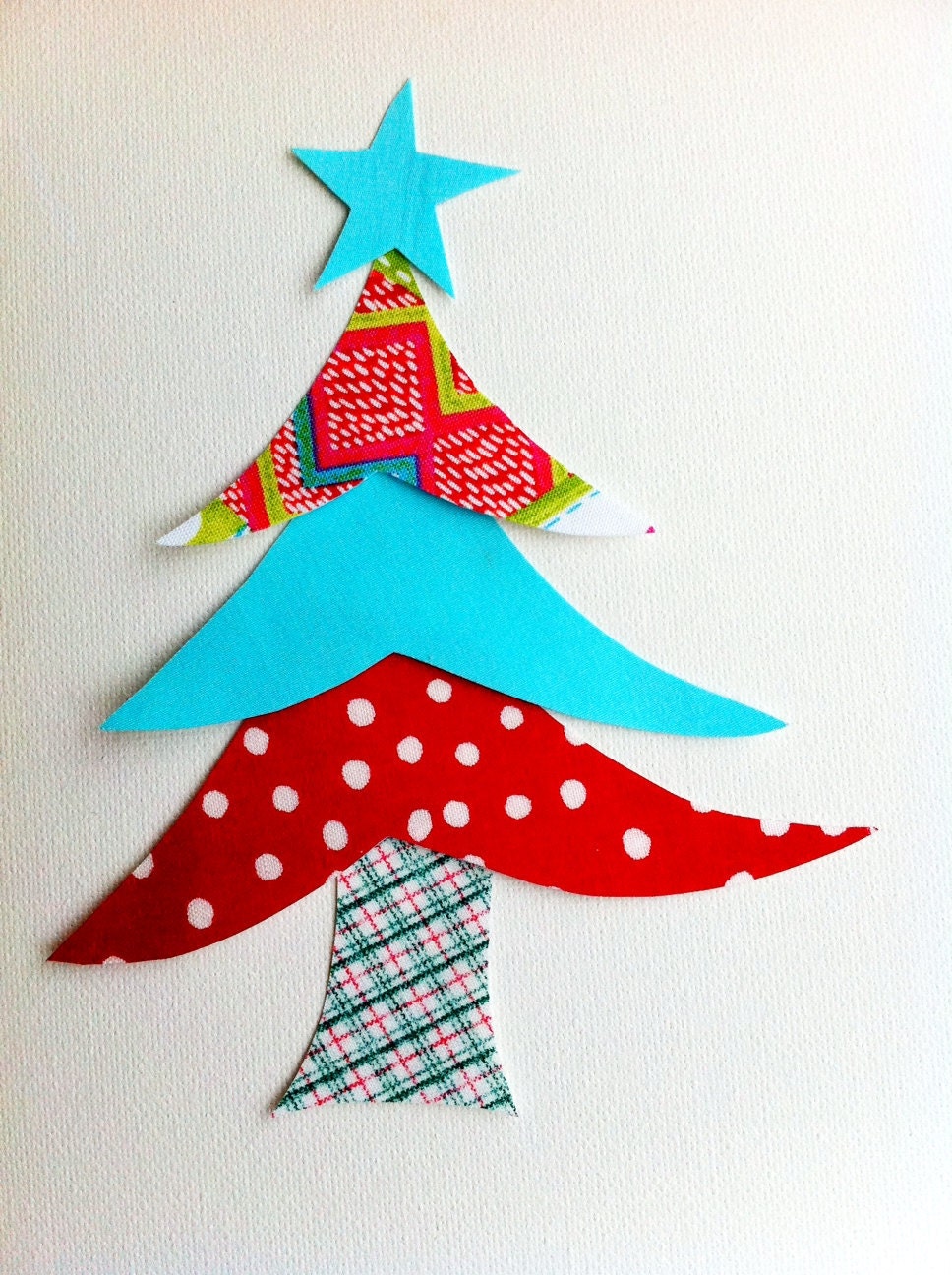 funky christmas tree diy iron on fabric applique by funky christmas tree diy iron on fabric applique by
