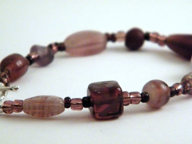 Purple Fantasies - One of a Kind Dangle Bracelet
