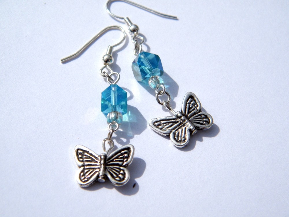 Blue Topaz Butterflies