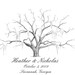 Savannah Live Oak Thumbprint Tree Wedding Guestbook Alternative MEDIUM