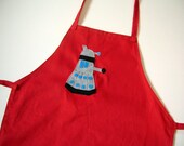 Red Dalek Apron - Get Your Nerd On
