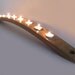 The Sunrise, Finest Oak Wine Barrel Stave Candle Holder 5 or 7 candles, elegantly recycled wood, choose your color