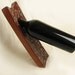 Full Of Balance, solid oak wine barrel stave bottle holder, RECYCLED wood