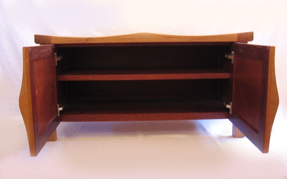 Golden Gate, oak cabinet large bench recycled wine vats fermentation tanks casks