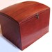The Wish Box, recycled oak wine barrel wedding wish box with card slots