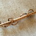 Antique Victorian Wire Wrap Bar Pin