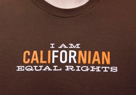 I Am Californian For Equal Rights T-Shirt SMALL