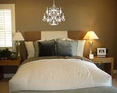 Elegant Chandelier viny wall decal