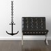 anchor vinyl wall decal in basic black
