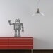Vinyl wall art decals --Robot -- Easy Application
