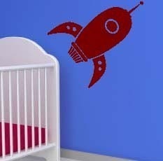 Rocket Vinyl Wall Decal