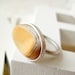Yellow Agate drusy - Candy Ring