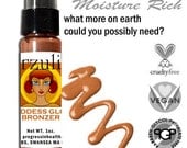 On Sale All Natural  Liquid Mineral Bronzer   Acne Safe Makeup  Vegan  Non-Comedogenic   Goddess Glow Bronze(tm)