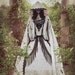 Gothic Wedding Gown and Cape Steampunk Medieval Renaissance Custom