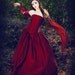 Miranda Medieval Corset Gown Silk and Chiffon Custom