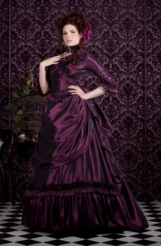 Mina Dracula Victorian Bustle Gown Lower Price Version Custom