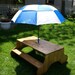Modern style child picnic table