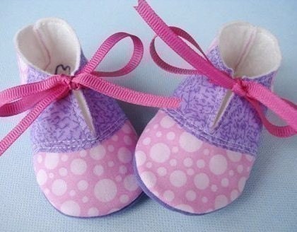 SALE - PDF ePATTERN - Saddle Shoes and Plain Shoes for Baby