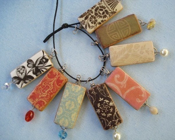 DIY Bamboo Bead Necklace - SALE - PDF eTutorial