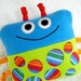Toy Sewing Pattern - PDF ePATTERN for Beetle, Bee and Ladybug Pillows