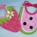 Strawberry and Watermelon Baby Bib Sewing Pattern - PDF ePattern