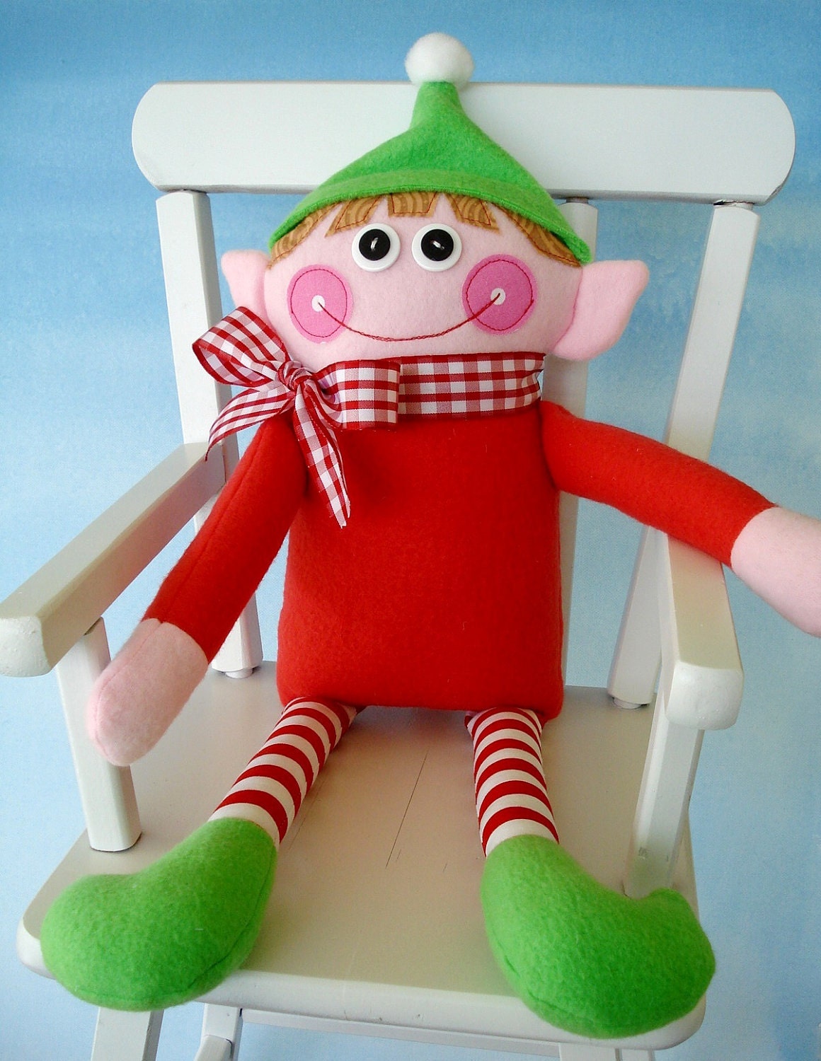 Wendy Witch and Ethan Elf Sewing Pattern - PDF e-pattern