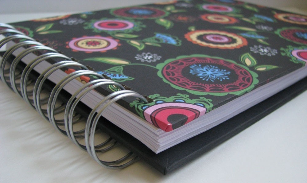 Daily Food Journal-Great for Tracking Weight Watcher Points with Bold Floral Colorful Cover
