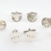 Personalized Sterling Silver Cufflinks With Gift Box - Custom Cuff Links - Monogram Cufflinks - Shirt Fasteners - Groomsmen Gift