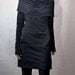 On Sale - Black Cowl Neck Pocket Tunic
