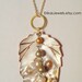 RESERVED for Elizabeth Gamba only -- Leaf and Pearls Necklace - Freshwater Pearls and Shell --