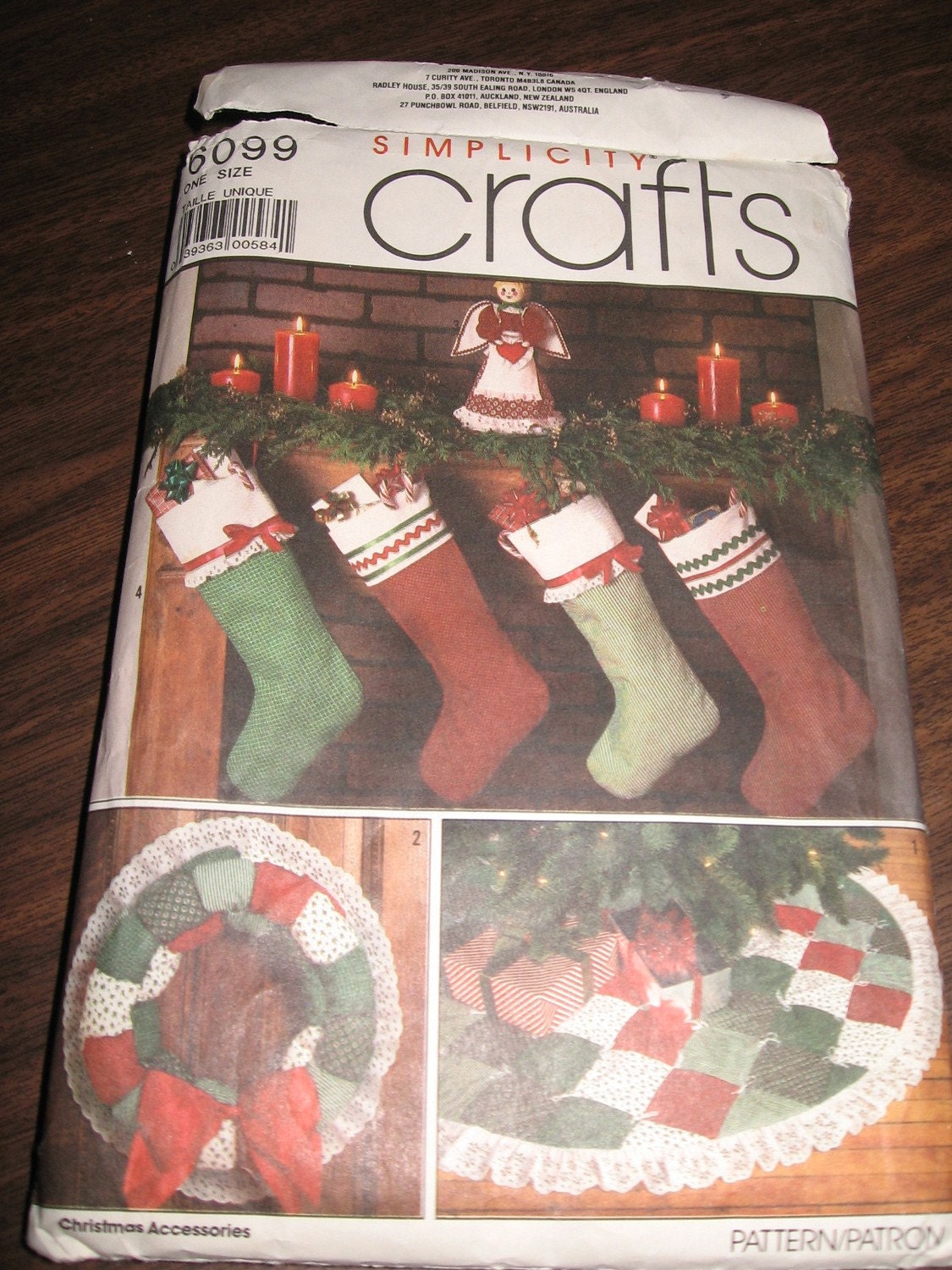 Simplicity Crafts Pattern 6099 Christmas Tree Skirt by