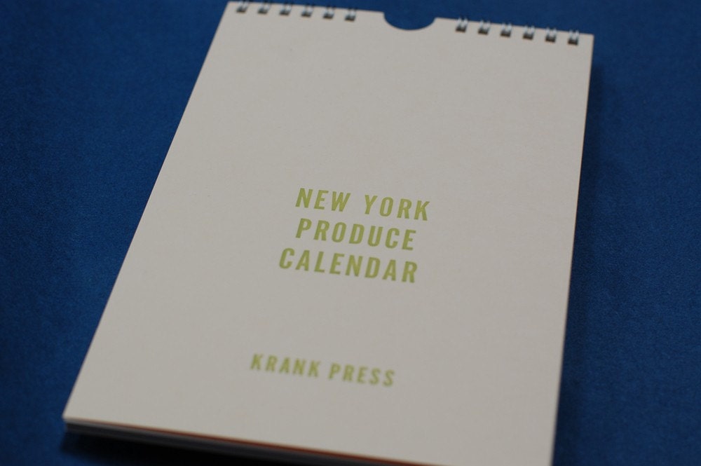 New York Produce Calendar