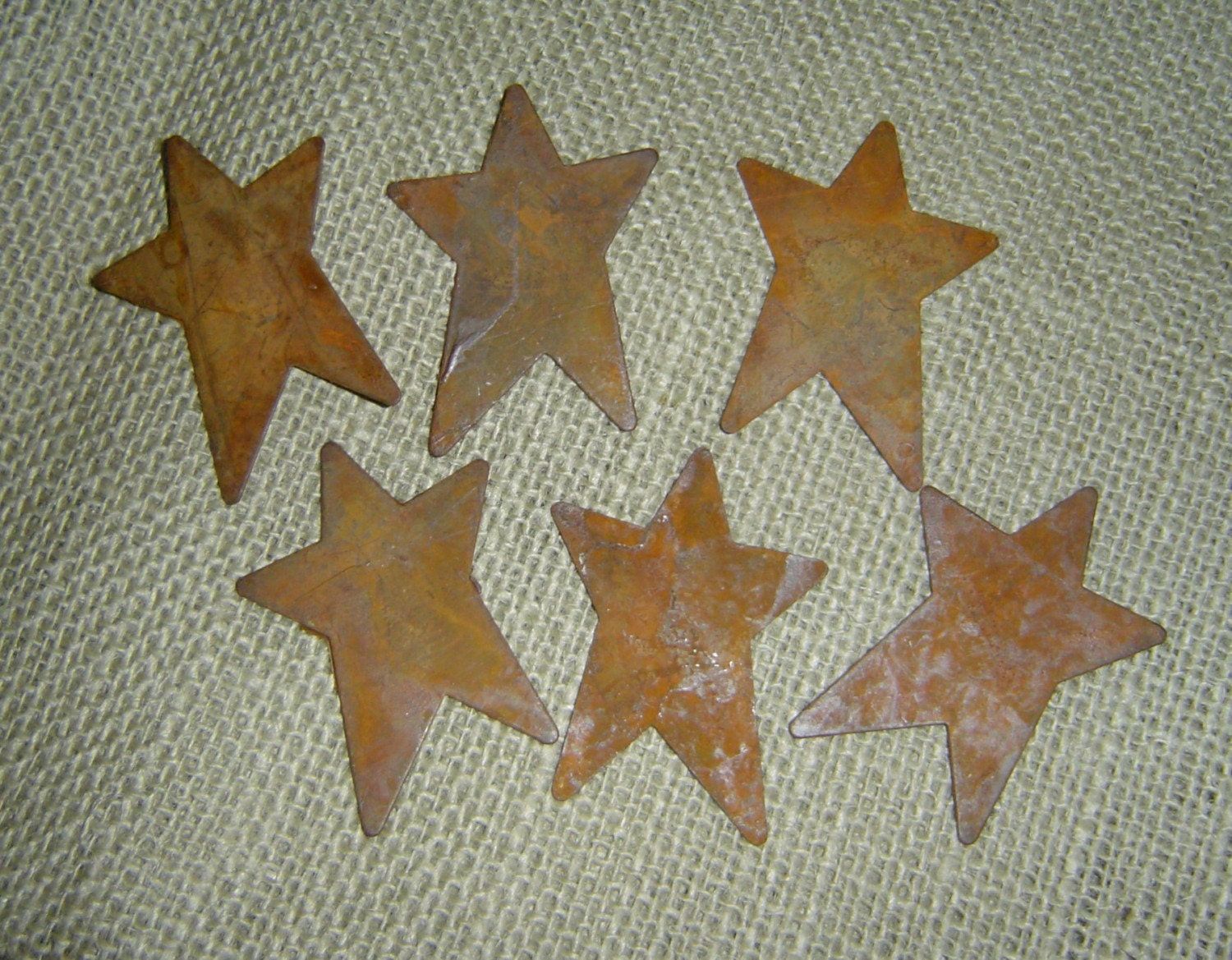 Primitive Rusty Tin Craft Supplies