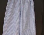 Seersucker Boy Pants - 6M- 5T- Pictured in BLuE