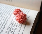 Vintage Pink Blossom Earrings