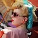 Vintage Retro Pinup Hair Snood in Turquoise Crocheted from 1940's Design READY TO SHIP Featured in Victory Girls Magazine