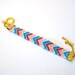 B.F.F Bracelet Red, White, Blue & Chevron