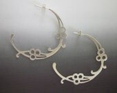 Big Nouveau Hoop Earrings