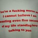 You F ing moron Custom Designed Tshirt